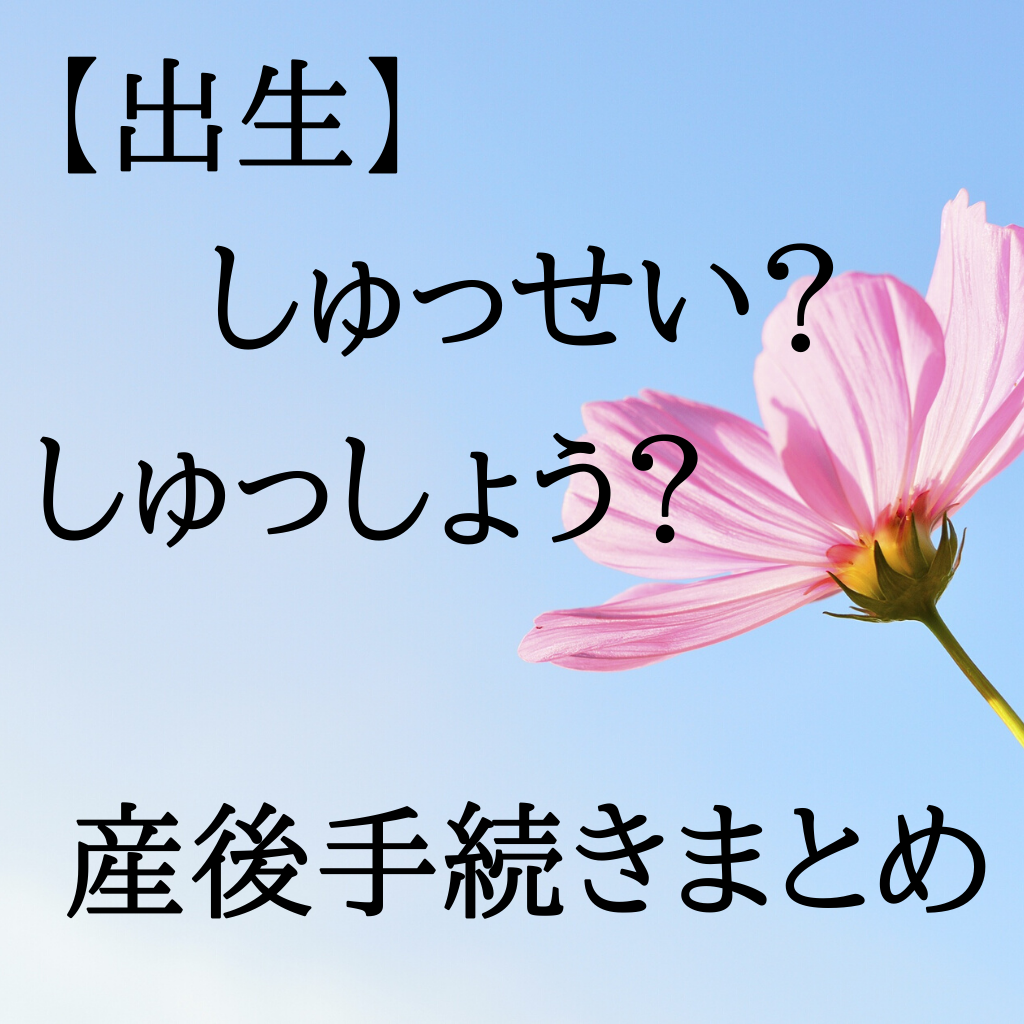 四国中央市 産後の手続き 夫 パパ は順番に効率よく ぶろぐしる 四国中央市 産後の手続き 夫 パパ は順番に効率よく ぶろぐしる