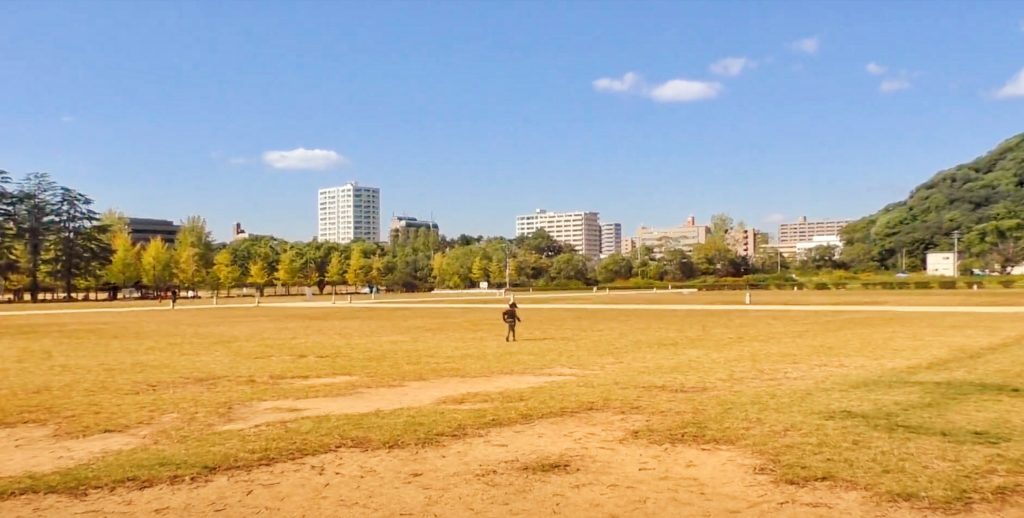 堀の内公園長男はしゃぐ