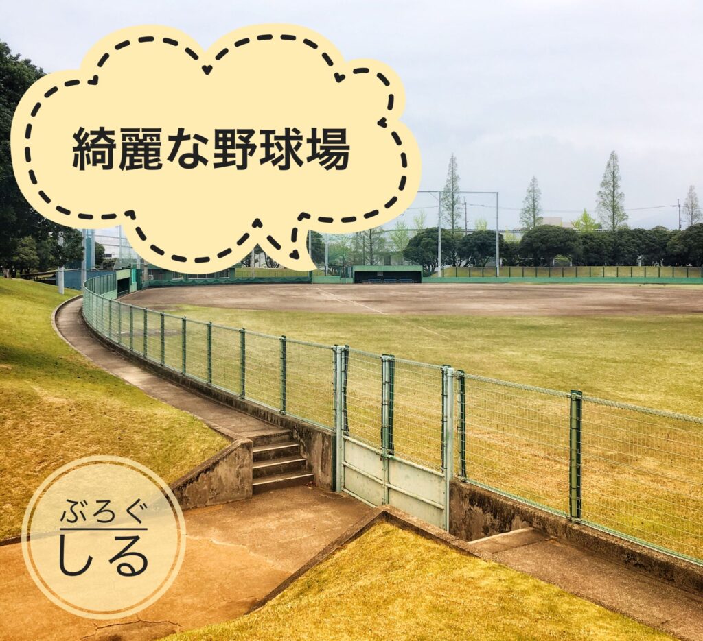 伊予三島運動公園の野球場