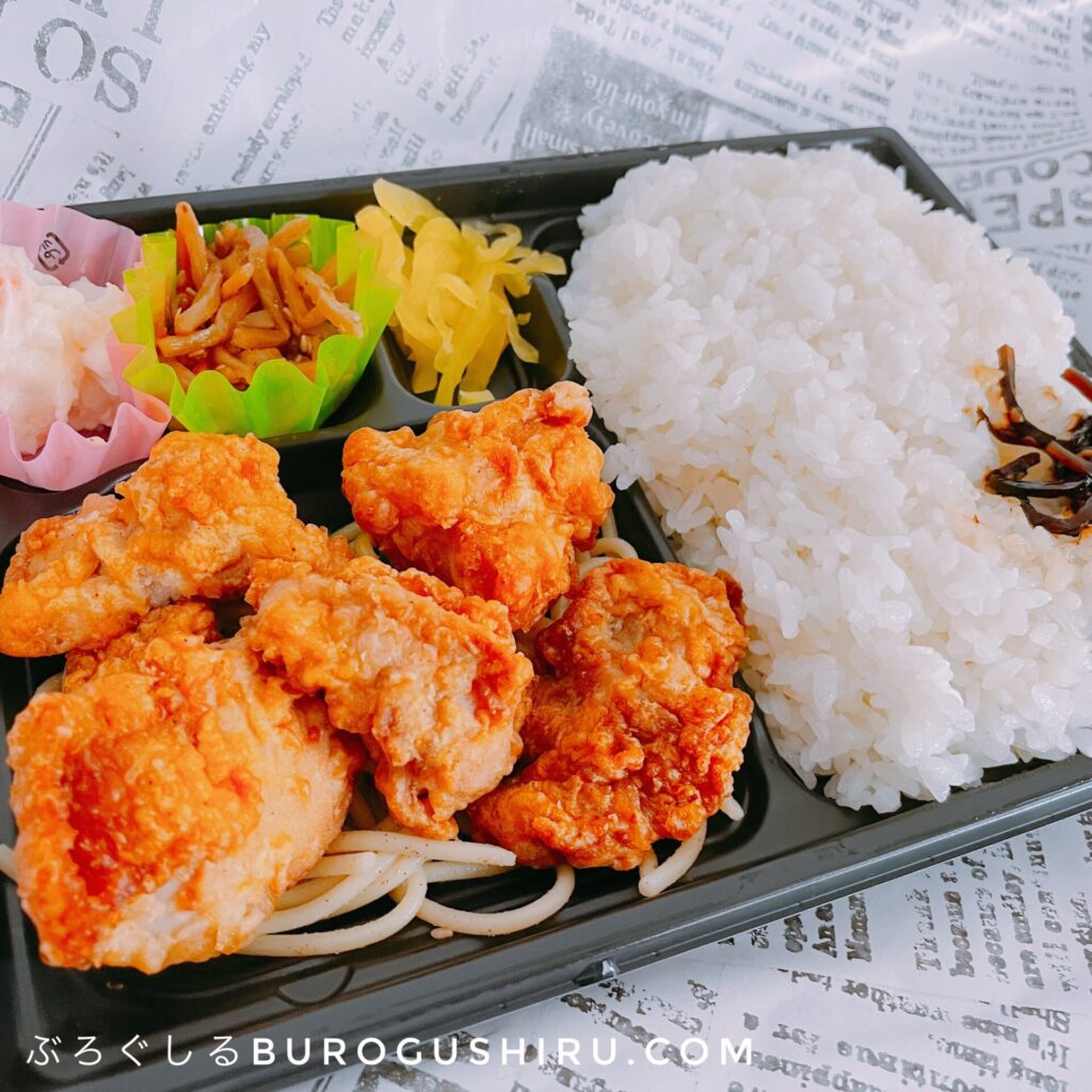 昔屋のお弁当メニュー唐揚げ弁当