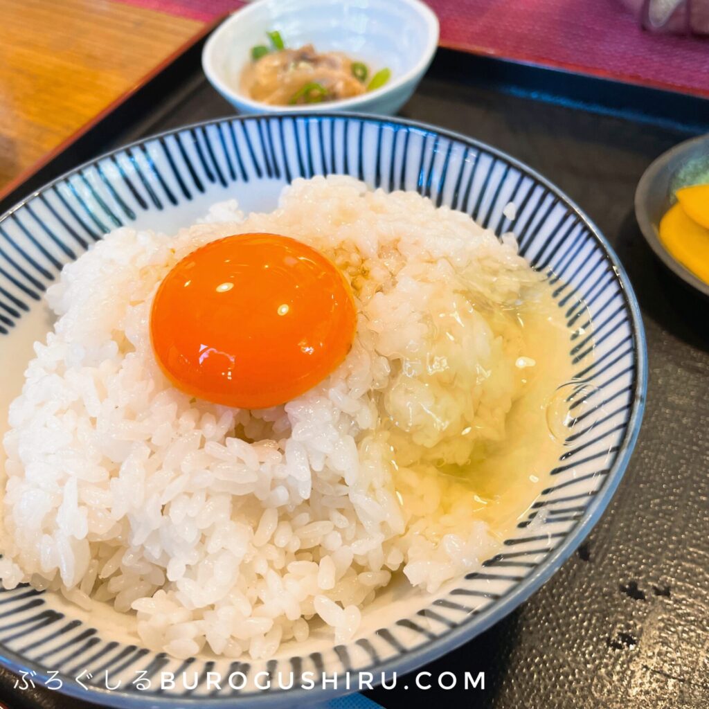 熊福のたまごかけごはん定食