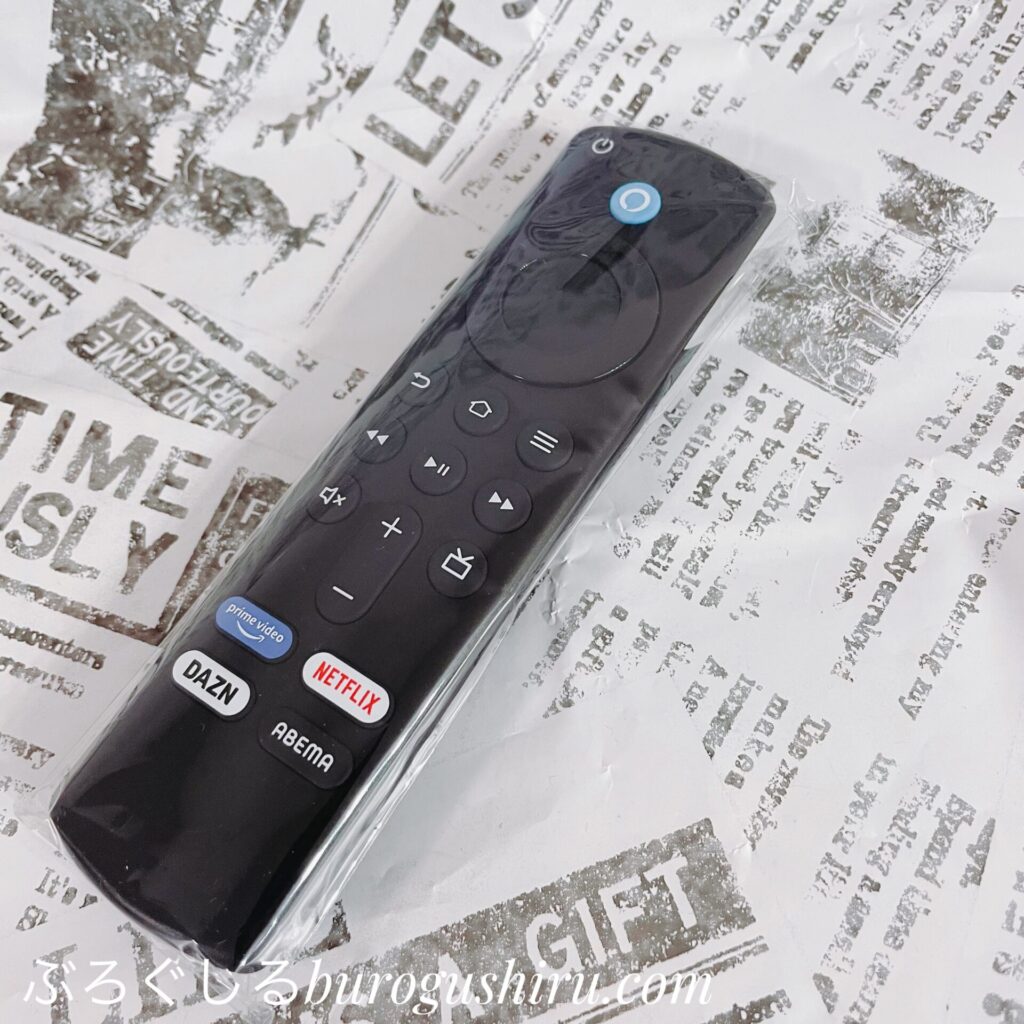 fire tv stick 4k MAXに同封されていたリモコン